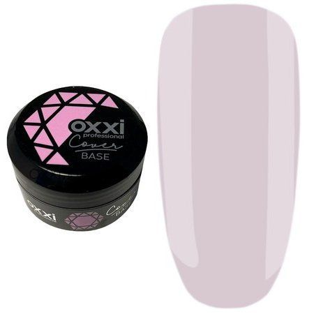 Камуфлирующая база для гель-лака Oxxi Professional Cover Base 30 мл № 18 молочная розовая 004677 фото
