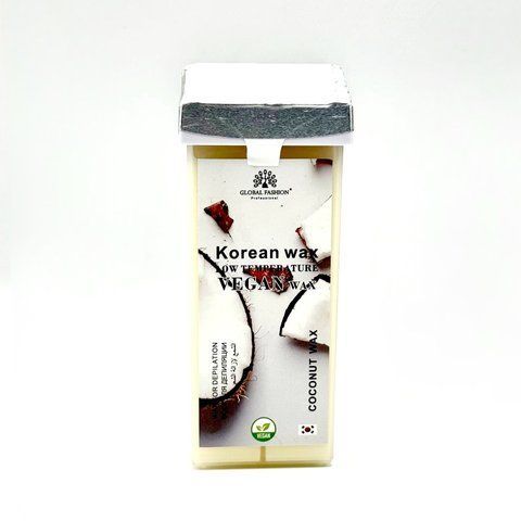 Віск для депіляції у картриджі Global Fashion, Vegan wax, 100мл, Coconut Nat-0606 фото