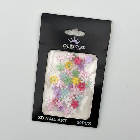 Объёмный декор Designer Professional для дизайна ногтей цветочки C18 Nat-0306 фото