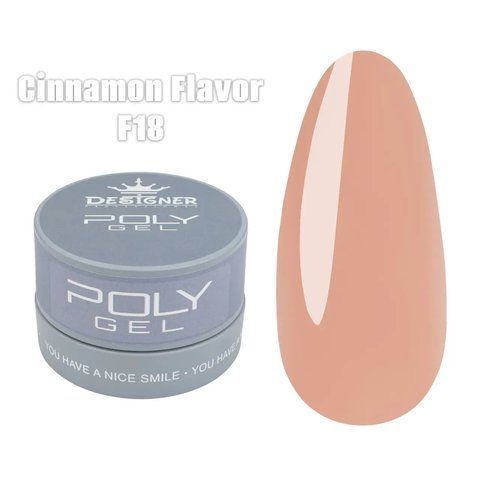 Полігель Designer Professional 30 мл. F18 Cinnamon Flavor 009049 фото