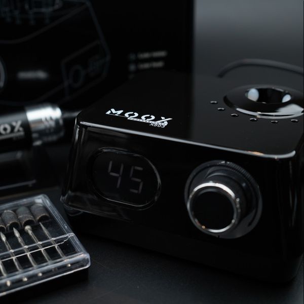 Фрезер Moox Professional X503 для маникюра и педикюра на 45 000 об/мин. и 70W. (Чёрный) Nat-0182 фото