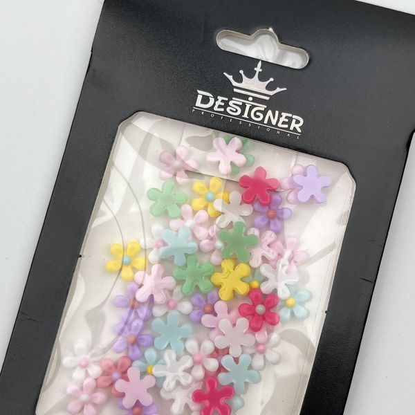 Об'ємний декор Designer Professional для дизайну нігтів квіточки C18 Nat-0306 фото