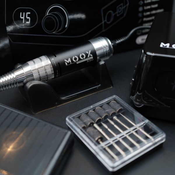 Фрезер Moox Professional X503 для маникюра и педикюра на 45 000 об/мин. и 70W. (Чёрный) Nat-0182 фото