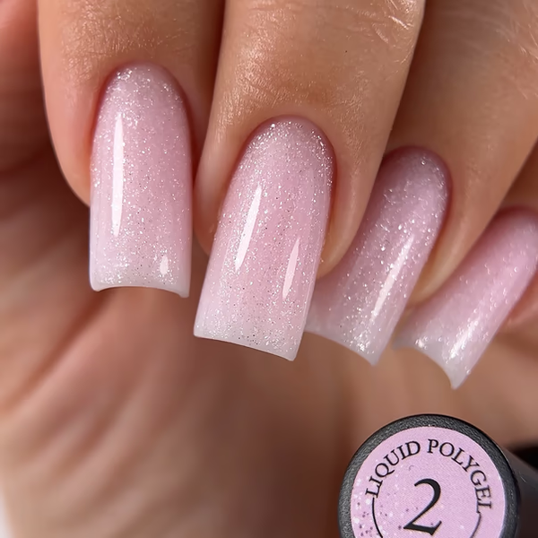 Жидкий полигель с шиммером Сrooz shimmer liquid polygel 15мл. №02 004289 фото