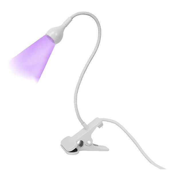 UV/LED &ndash; лампа для сушки ногтей на прищепке WHITE 0006670W фото