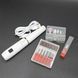 Апарат на акумуляторі для манікюру та педикюру Bee nails YA03-002 20000RPM White Nat-0118 фото 1