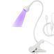 UV/LED &ndash; лампа для сушки ногтей на прищепке WHITE 0006670W фото 1