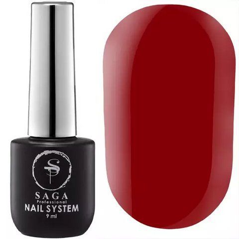 Saga professional Топ без липкого слоя цветной RED, 9 мл 007568 фото