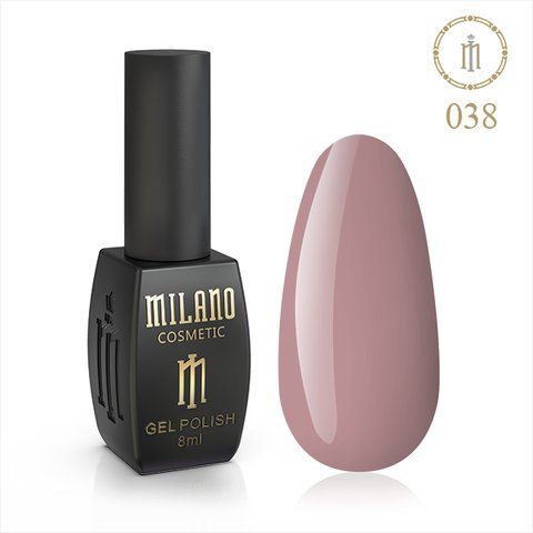 Гель Лак MILANO 8мл. No 038 (Кава З Молоком) 02941 фото