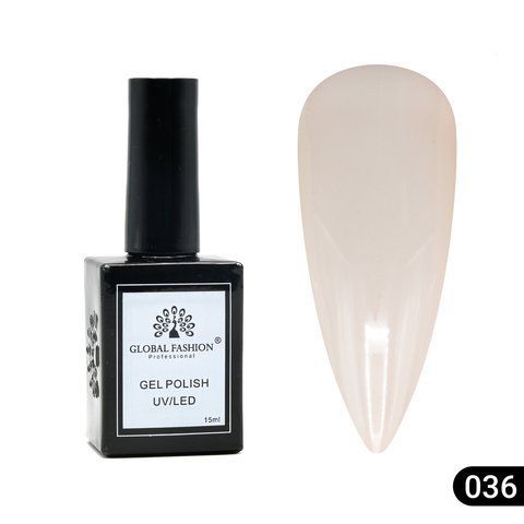 Гель-лак Global Fashion Elite Glow 15ml №036 Nat1299 фото