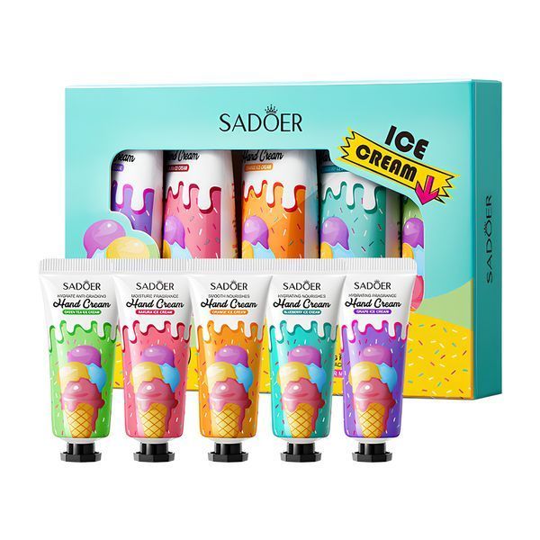 Подарочный набор кремов для рук Sadoer Ice Cream 5шт. по 20g. Nat-0414 фото
