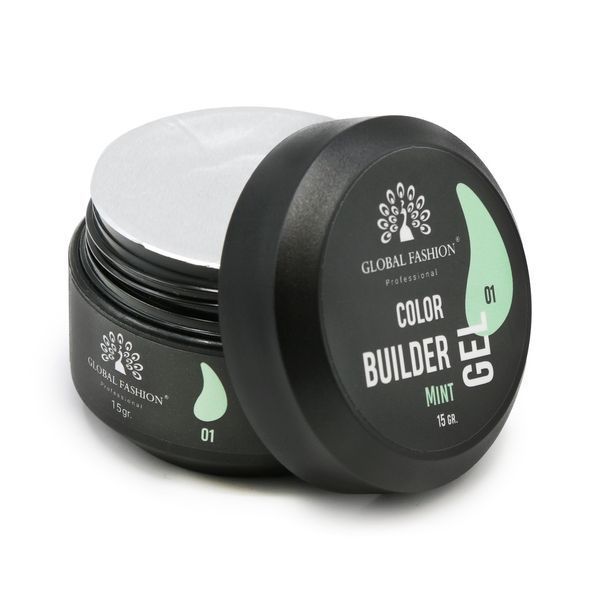 Гель для моделирования ногтей 15 гр, Color Builder Gel 01-Mint Nat-0914 фото