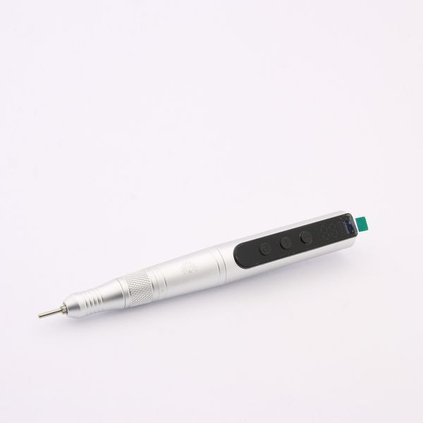Акумуляторний апарат для манікюру і педикюру Global Fashion T7A на 35000RPM Silver Nat-0127 фото