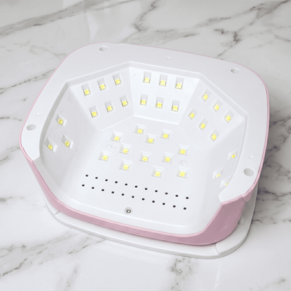 LED/UV потужна лампа з дисплеєм для манікюру та педикюру SUN S20 на 268 Вт. Pink Mary019 фото