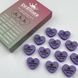 Designer мини баф в форме сердца (PURPLE) 100/180 грит Nat-0364 фото 2