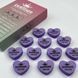 Designer мини баф в форме сердца (PURPLE) 100/180 грит Nat-0364 фото 1