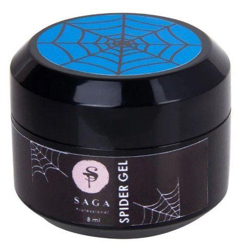 Гель Паутинка SAGA Spider Gel голубой, 8 мл 003536 фото