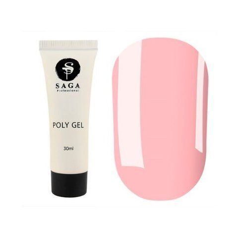 Полігель Saga Poly Gel №03 (молочно-рожевий), 30мл. 010541 фото
