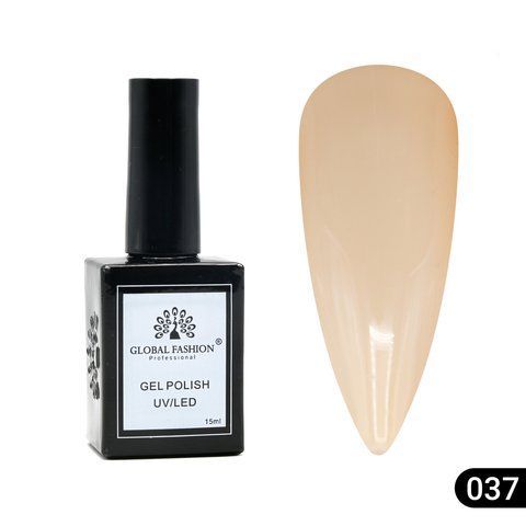 Гель-лак Global Fashion Elite Glow 15ml №037 Nat1300 фото