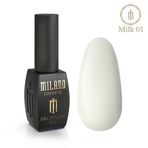 Гель-лак Milano Milk 8 мл No 01 03801 фото