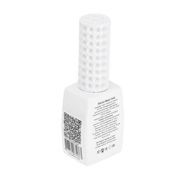 База силіконова для нігтів Global Fashion Silicon Base Coat Soak Off 12 мл 03586 фото