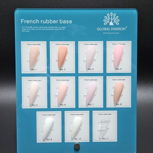 Основа French Rubber Base Global Fashion 15 мл. № 1 Nat-0128 фото