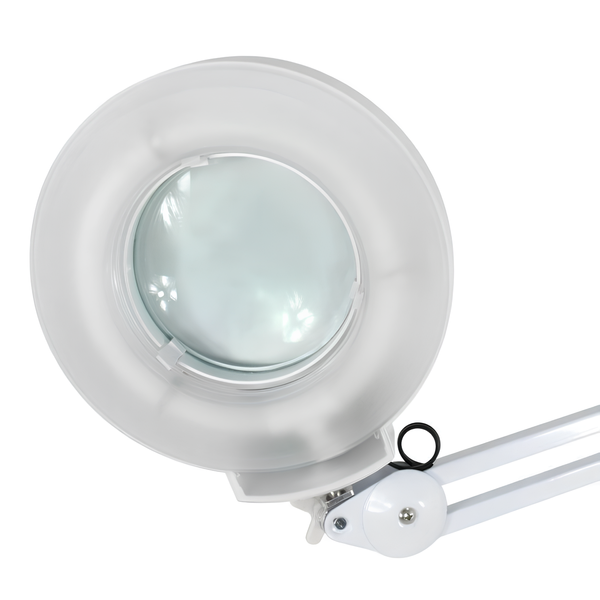 Лампа лупа косметична&nbsp;Lampa lupa Лед&nbsp;на механізмі AF-844 для манікюру світлодіодна зі струбциною 5 діоптрій Mary020 фото