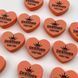 Designer міні баф у формі серця (ORANGE) 100/180 грит Nat-0365 фото 3