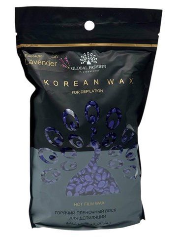 Віск для депіляції Global Fashion, Korean Wax, 1000g Lavander Nat-0617 фото