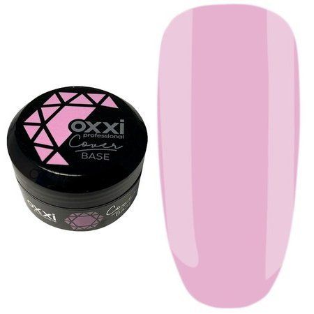 Камуфлирующая база для гель-лака Oxxi Professional Cover Base 30 мл № 29 конфетно-розовая 004688 фото