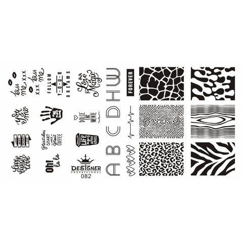 Пластина для стемпінгу Designer Professional 12х6см № 082 006912 фото