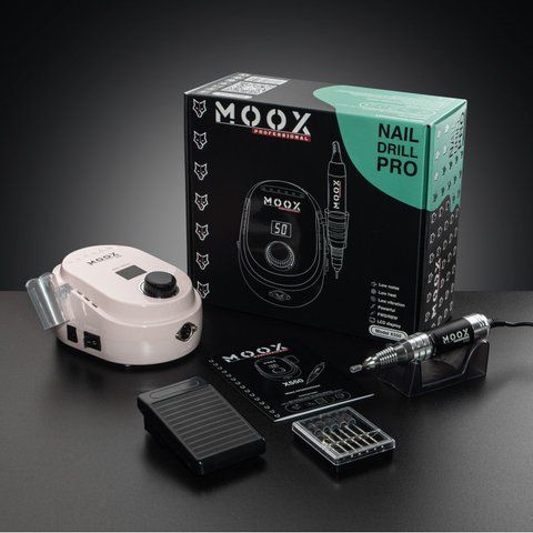 Фрезер Moox Professional X550 для маникюра и педикюра на 50 000 об./мин. и 70W. (Розовый) 008414 фото