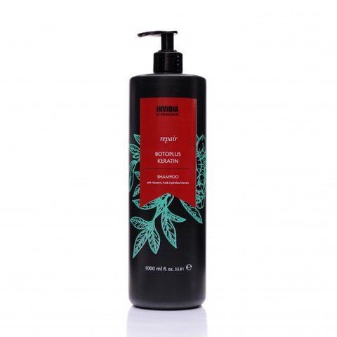 Шампунь відновлюючий INVIDIA BOTOPLUS для пошкодженого волосся 1000ml 20102277 фото