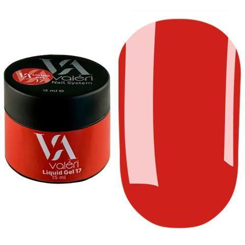 Гель для наращивания 15 мл Liquid Gel Valeri № 17 Nat-0816 фото
