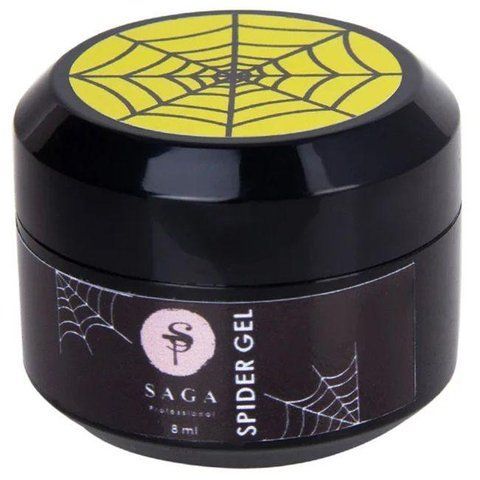 Гель Паутинка SAGA Spider Gel желтый, 8 мл 003537 фото