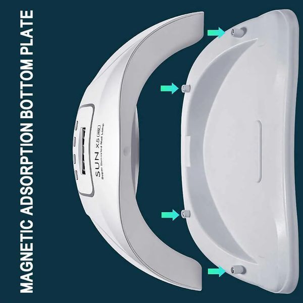 Лампа для манікюру UV LED Sun X5 Max 168W 45 LED 0006700 фото