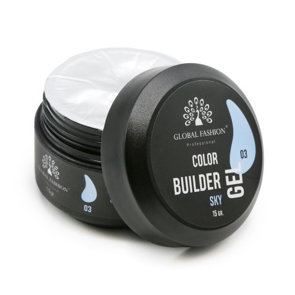 Гель для моделирования ногтей 15 гр, Color Builder Gel 03- Sky Nat-0916 фото