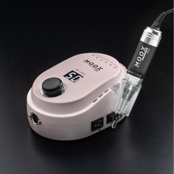 Фрезер Moox Professional X550 для маникюра и педикюра на 50 000 об./мин. и 70W. (Розовый) 008414 фото