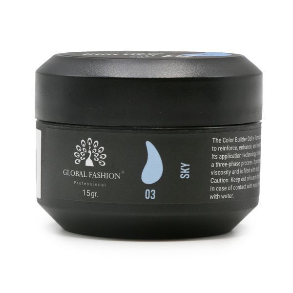 Гель для моделирования ногтей 15 гр, Color Builder Gel 03- Sky Nat-0916 фото