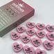 Designer міні баф у формі серця (PINK) 100/180 грит Nat-0366 фото 1