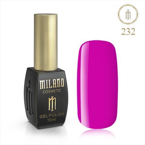 Гель-лак MILANO 10 мл No 232 (Рожевий Флокс) 00986/232 фото