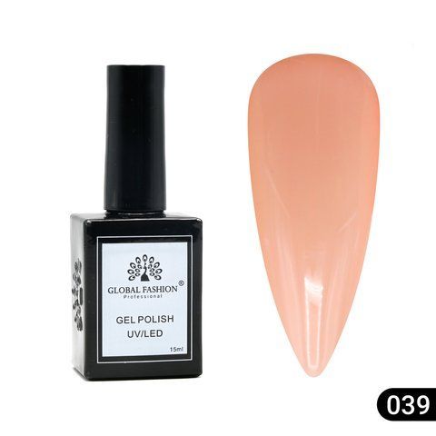 Гель-лак Global Fashion Elite Glow 15ml №039 Nat1302 фото