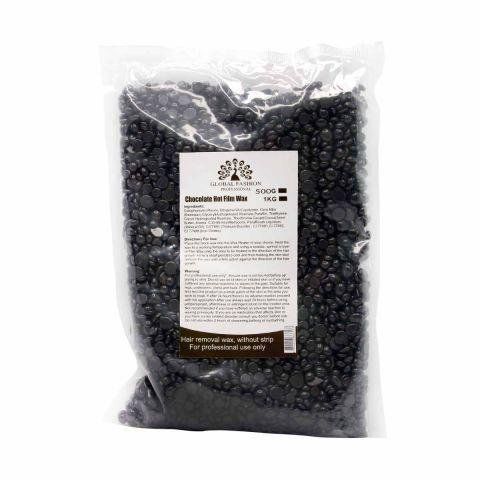Віск Hot Wax Гарячий віск у гранулах Global Fashion Black 1кг 04212 фото