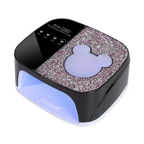 LED+UV лампа для манікюру та педикюру SUN S80 потужністю 168 Вт. BLACK Mary022 фото
