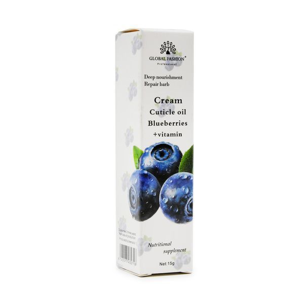Зволожувальний крем для кутикули 15g Blueberries Nat-0518 фото