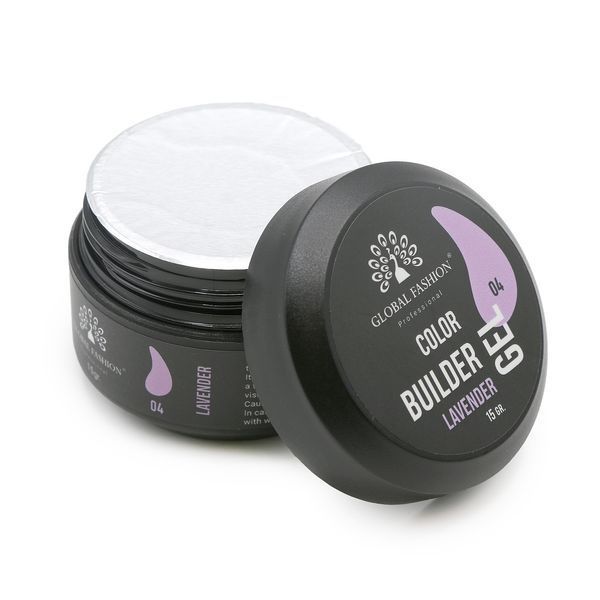Гель для моделирования ногтей 15 гр, Color Builder Gel 04- Lavender Nat-0917 фото