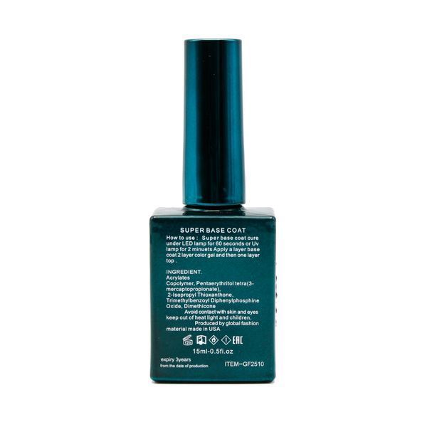 Основа для ногтей Global Fashion Super Strong Base Coat 15мл. 001279 фото