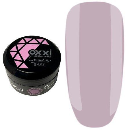 Камуфлирующая база для гель-лака Oxxi Professional Cover Base 30 мл № 31 пепельно-лиловая 004690 фото