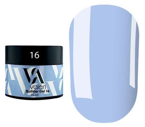 Гель для нарощування 15 мл Valeri Builder Gel № 16 Nat-0768 фото