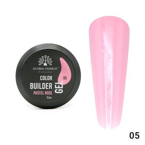 Гель для моделирования ногтей 15 гр, Color Builder Gel 05- Pastel rose Nat-0918 фото